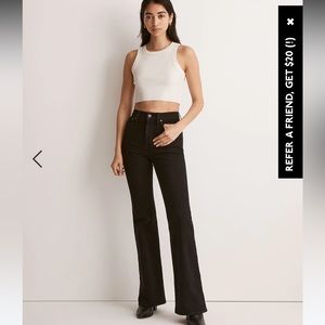 Madewell The Perfect Vintage Flare Jean in Sherborn Wash